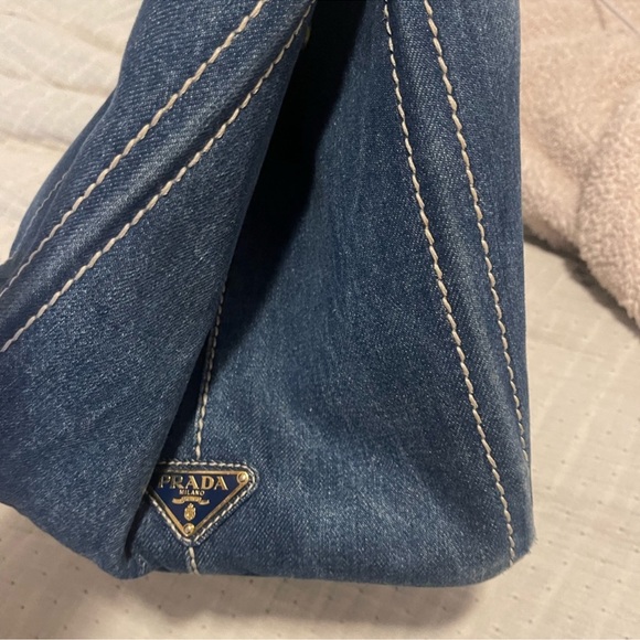 Authentic Prada Denim Tote Bag - Picture 3 of 3